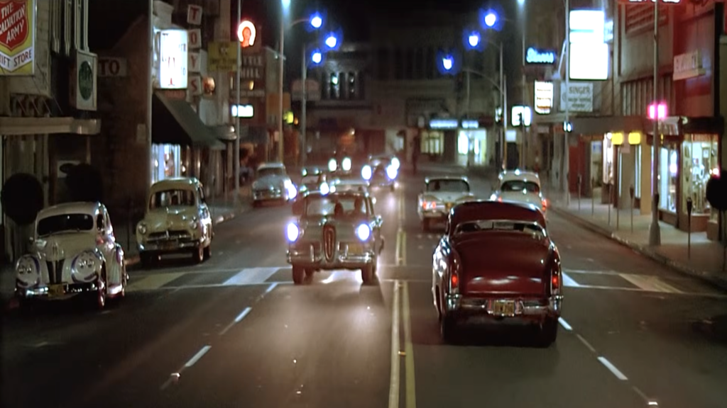 1958 Chevrolet Impala, a 1956 Ford Thunderbird