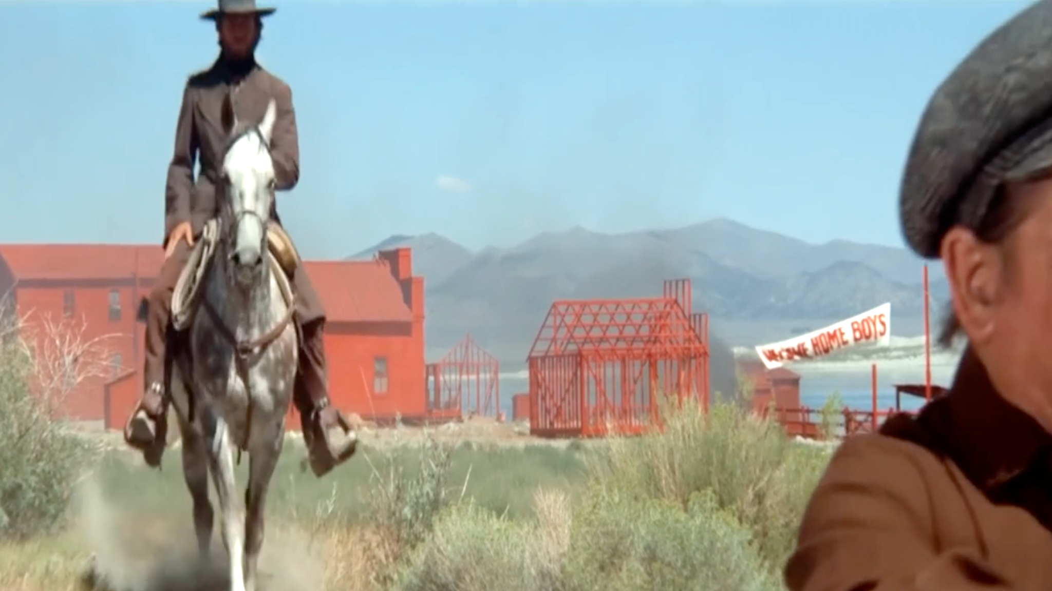 The stranger leaves town - High Plains Drifter (Clint Eastwood)