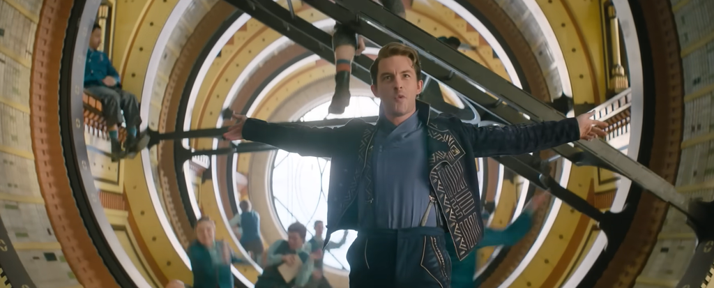 Jonathan Bailey dancing in Wicked