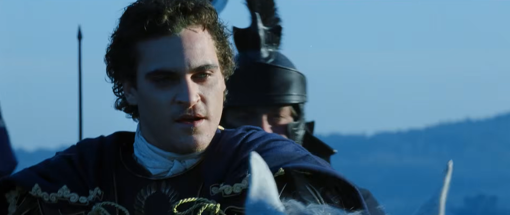 Joaquin Phoenix as Commodus in Gladiator