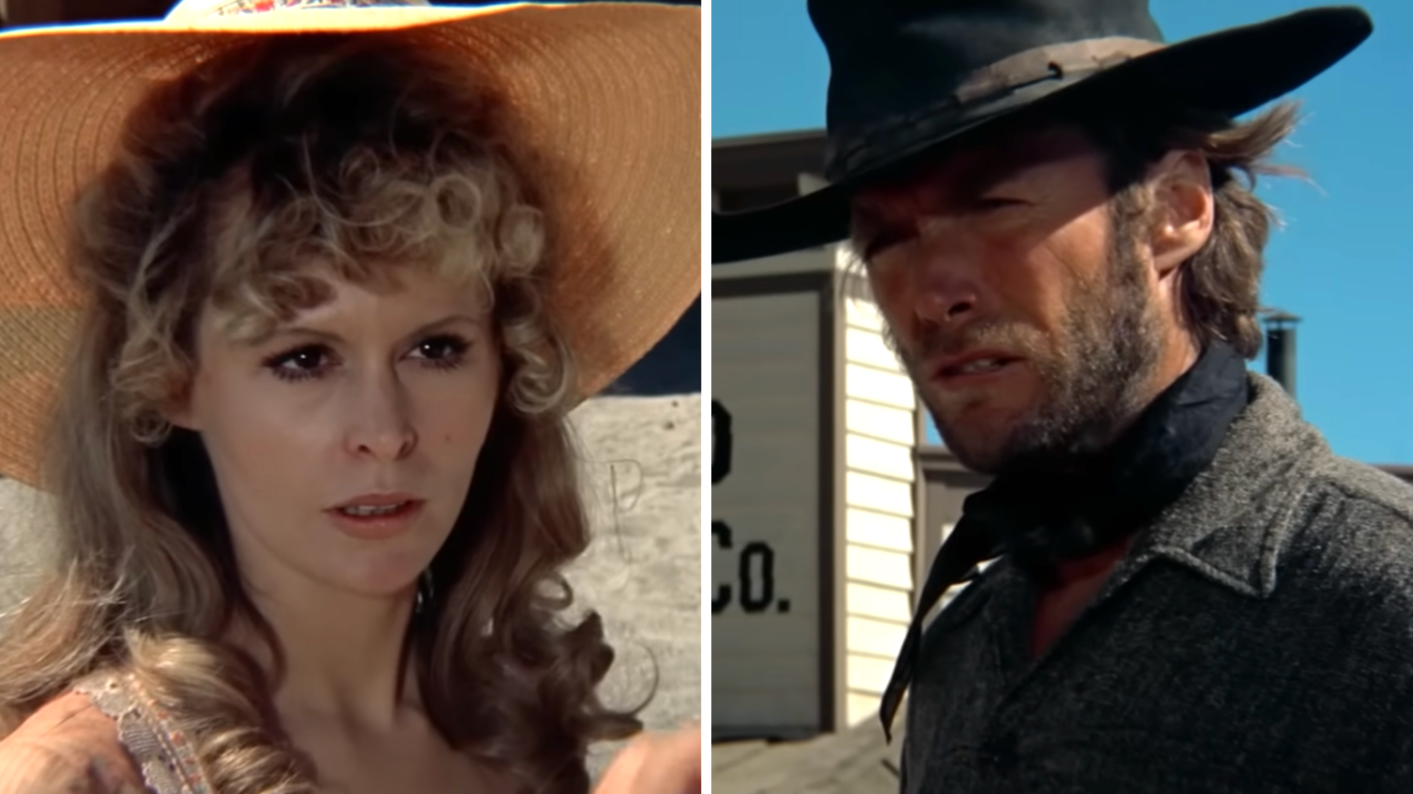 The stranger arrives in High Plains Drifter (1973)