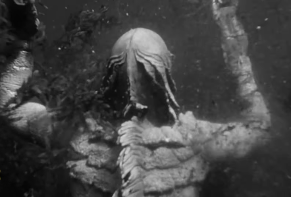 The Gill-Man underwater (Creature from the Black Lagoon)