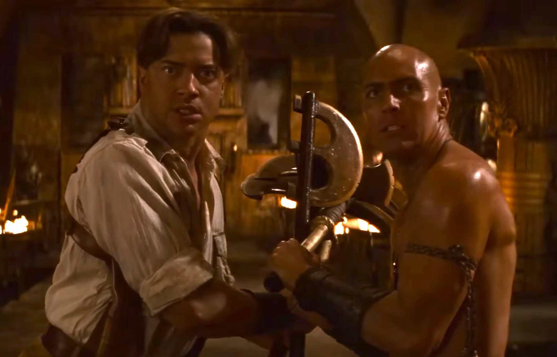 The giant scorpion king final fight (full scene) | The Mummy Returns