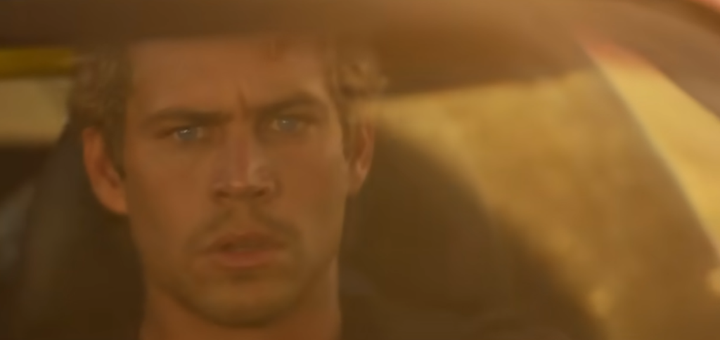 Paul Walker in The Fast and the Furious