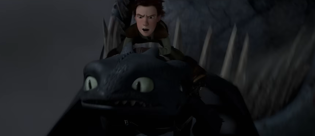 Hiccup and Toothless in How to Train Your Dragon