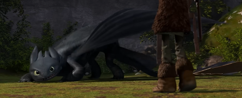 Hiccup and Toothless in How to Train Your Dragon