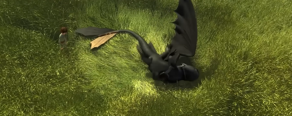 Toothless in How to Train Your Dragon