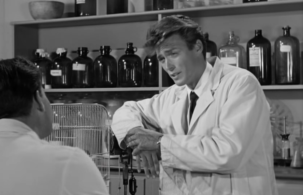 Clint Eastwood in Revenge of the Creature