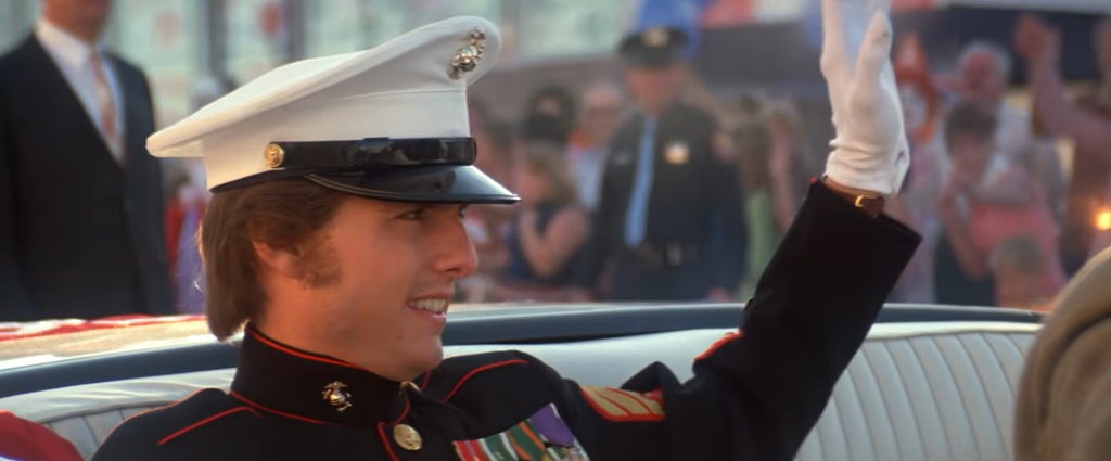 Tom Cruise in Born on the Fourth of July