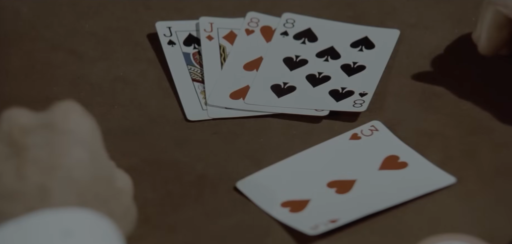 Poker game in The Sting