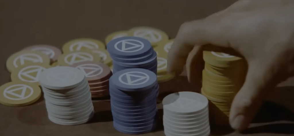 Poker game in The Sting