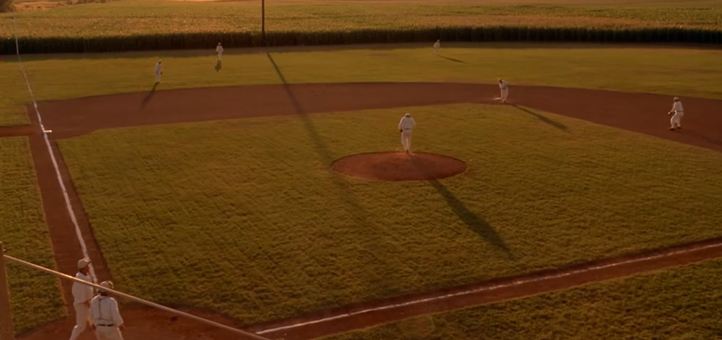 Baseball field in Field of Dreams