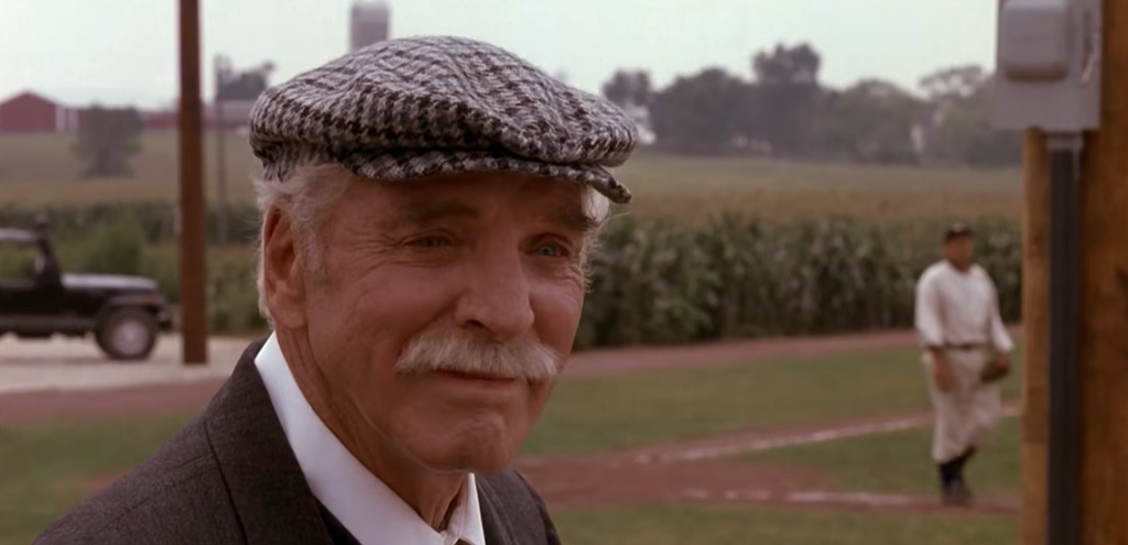Baseball player in Field of Dreams