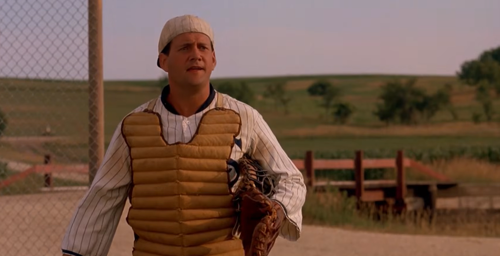 Baseball player in Field of Dreams