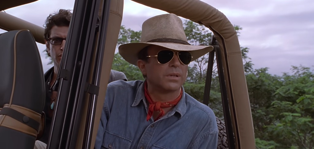 Grant in Jurassic Park