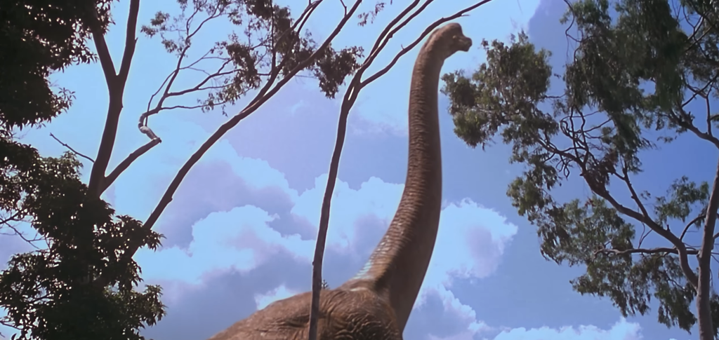 The Brachiosaurus in Jurassic Park
