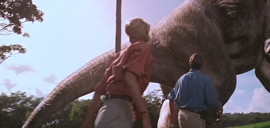 The Brachiosaurus in Jurassic Park