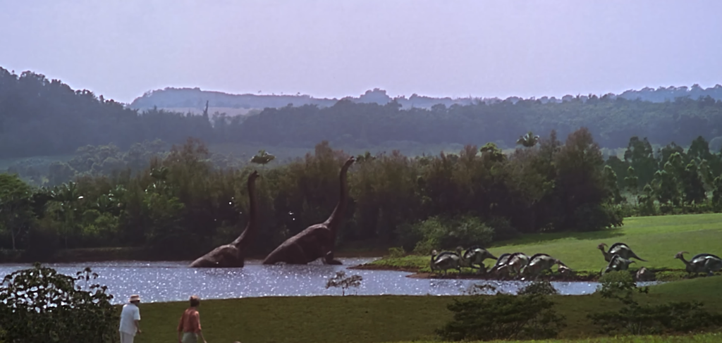 The Brachiosaurus in Jurassic Park