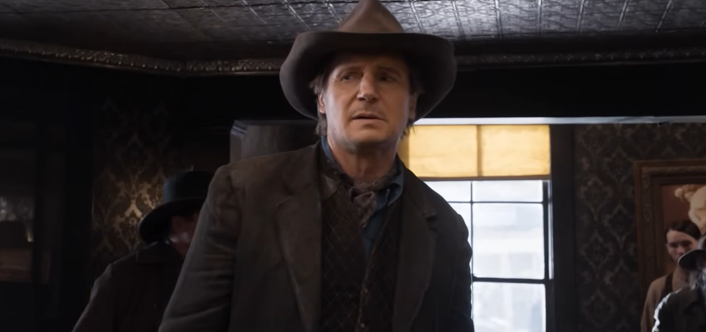 Liam Neeson in A Million Ways to Die in the West