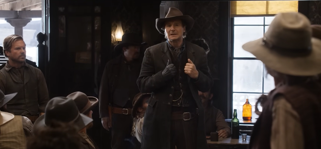 Liam Neeson in A Million Ways to Die in the West