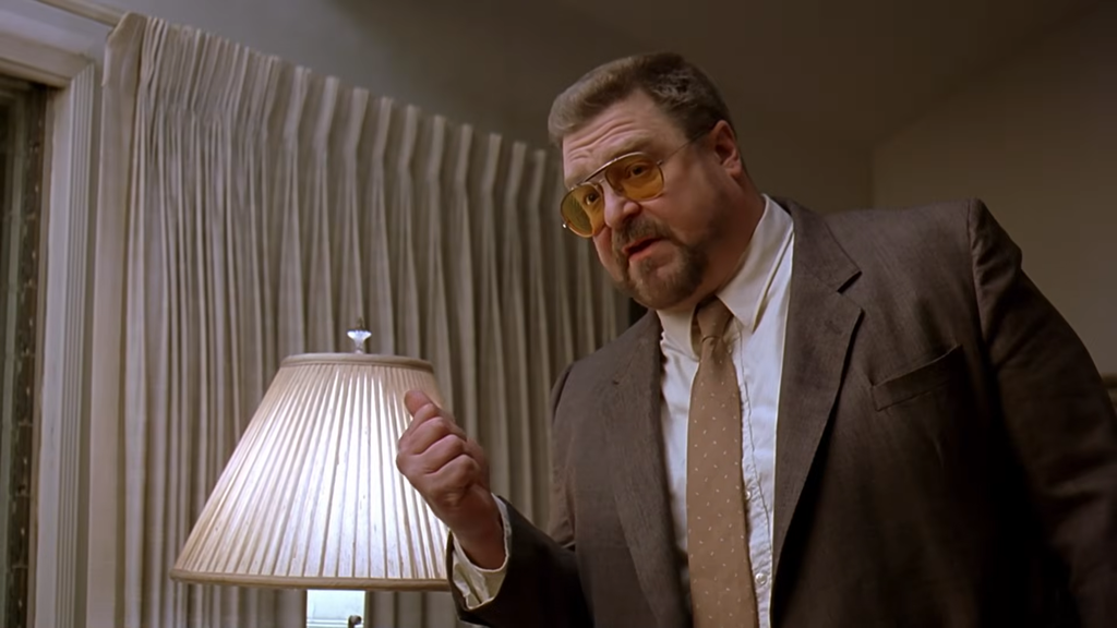 John Goodman in The Big Lebowski