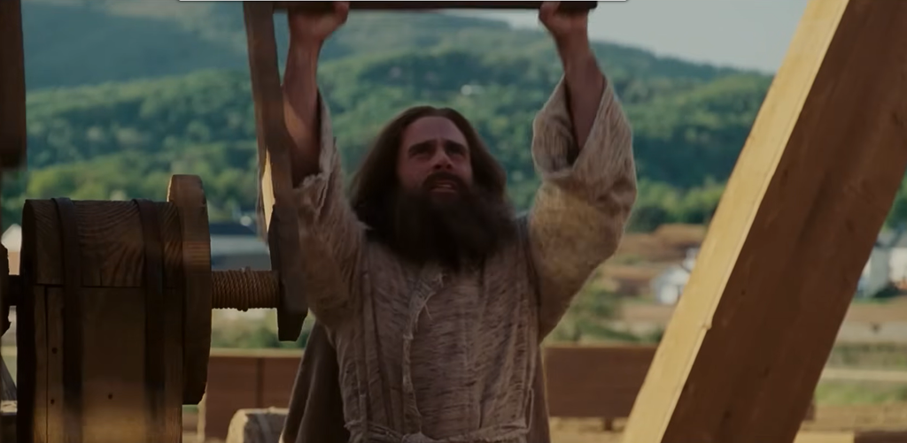 Steve Carell's beard in Evan Almighty