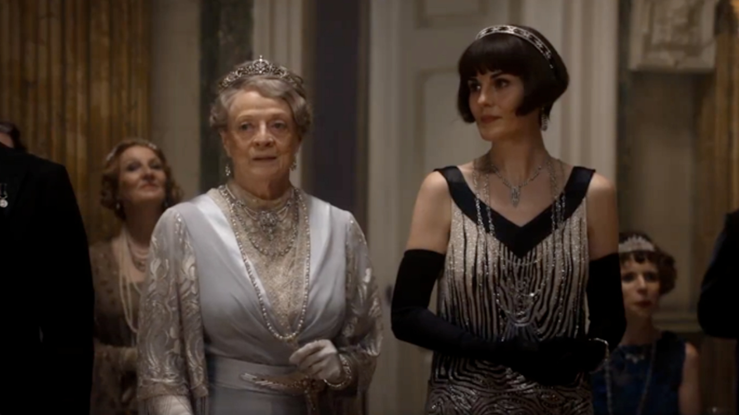 The Crawley family's final dance in the last scene of Downton Abbey