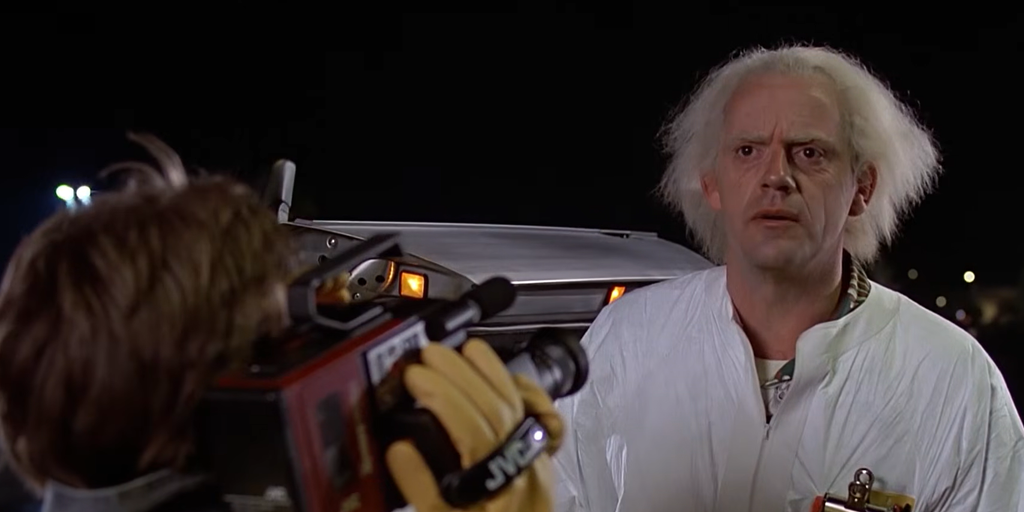 Michael J. Fox as Marty McFly in Back to the Future