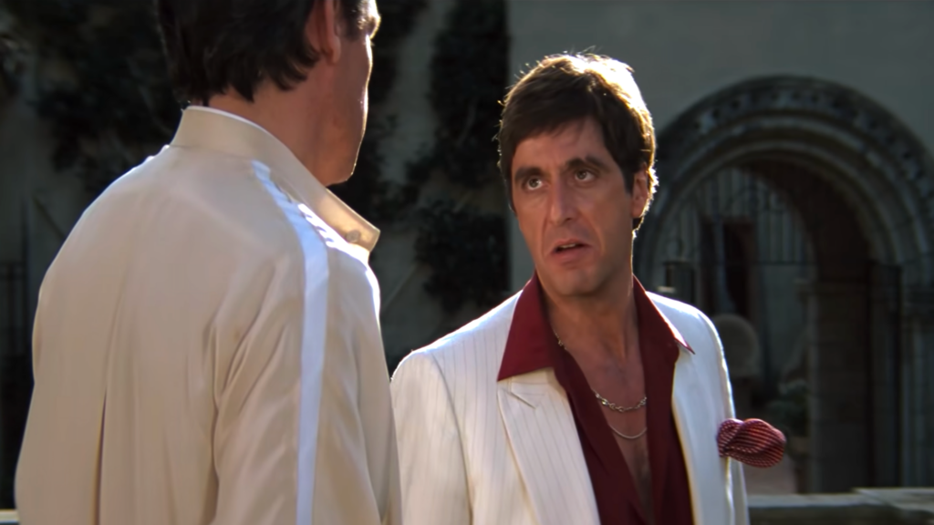 Tony Montana in Scarface (1983)