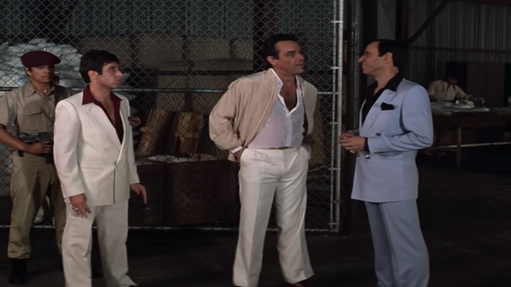 Tony Montana in Scarface (1983)
