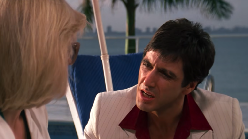 Tony Montana in Scarface (1983)