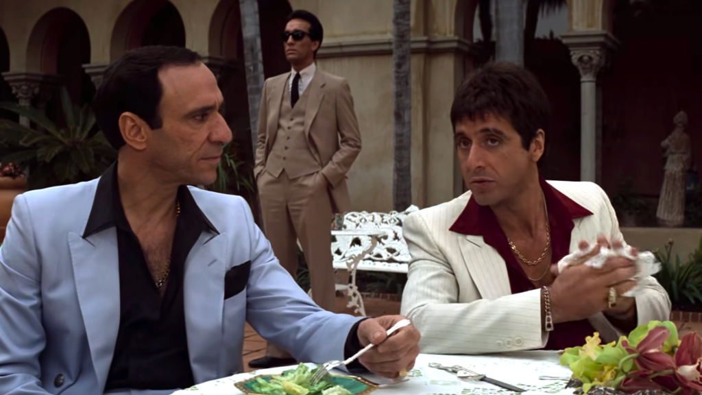 Tony Montana in Scarface (1983)