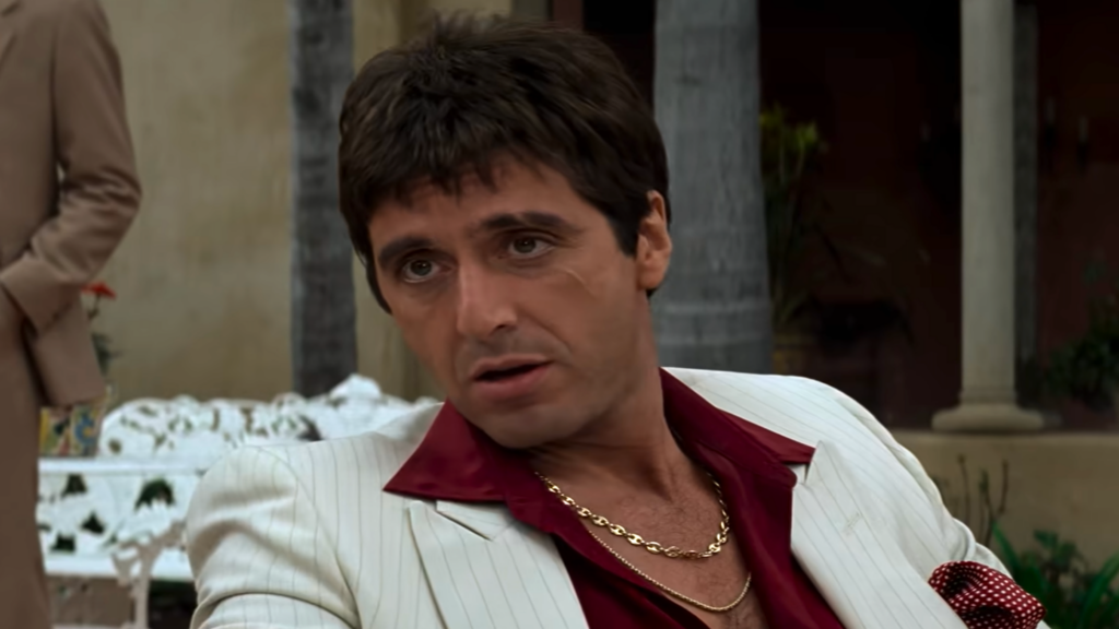Tony Montana in Scarface (1983)