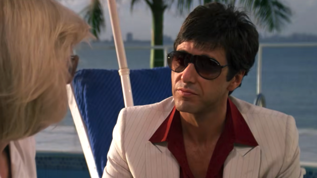 Tony Montana in Scarface (1983)