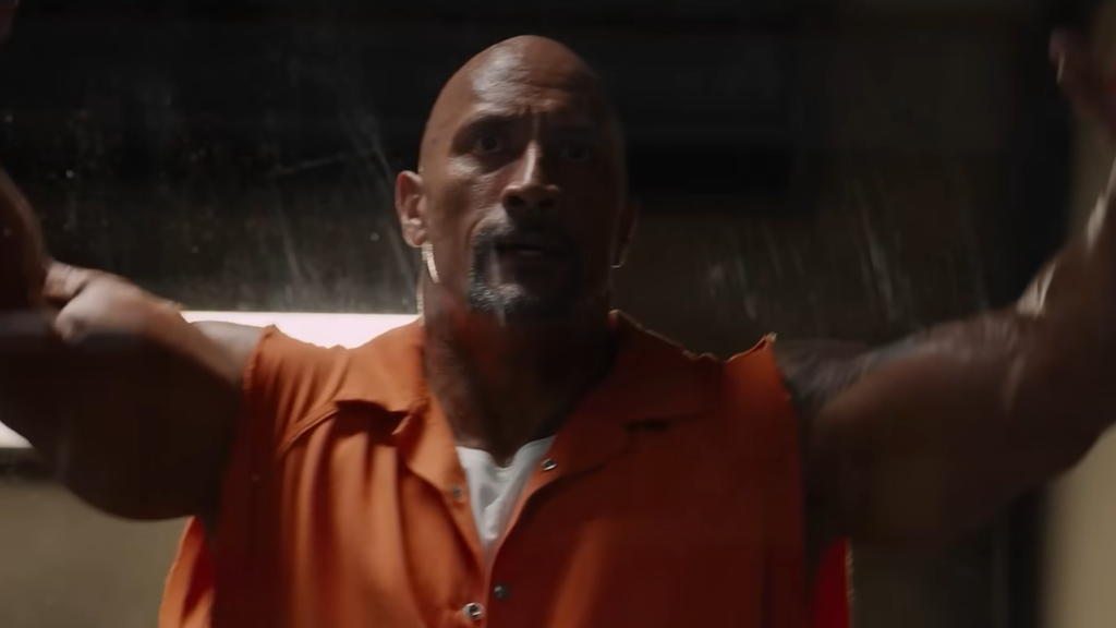 Dwayne Johnson in The Fate of the Furious
