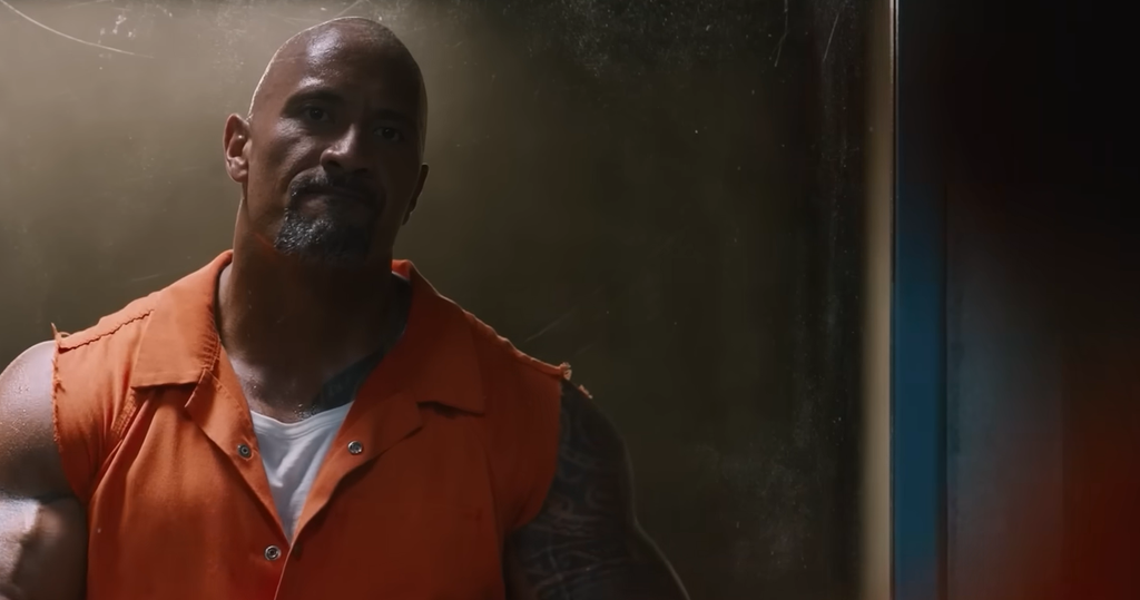 Dwayne Johnson in The Fate of the Furious